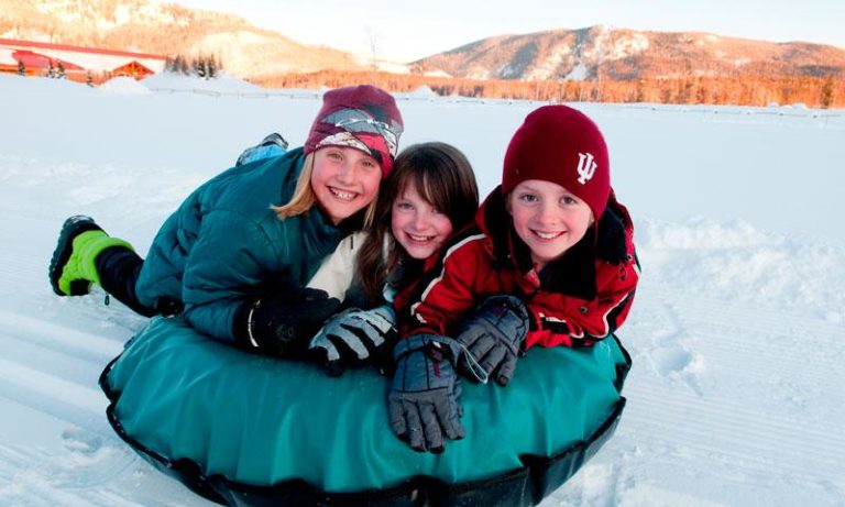 snow tubing in steamboat