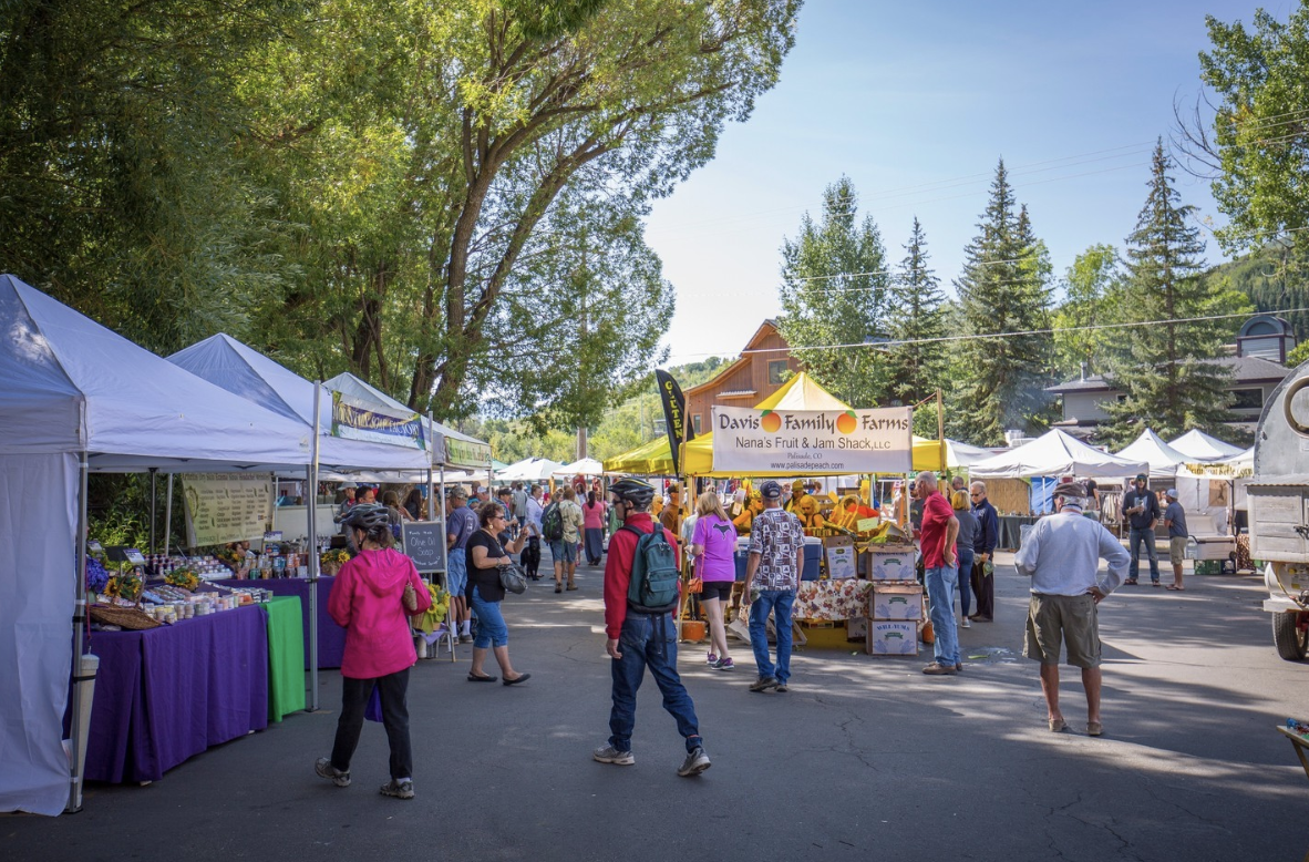 Vendors at the Steamboat Farmers Market