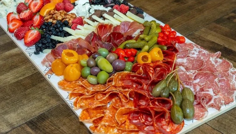 MEATbar charcuterie spread in Steamboat Springs
